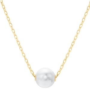 MIKIMOTO Akoya Cultured Pearl Pendant in Yellow Gold
8mm Grade A+